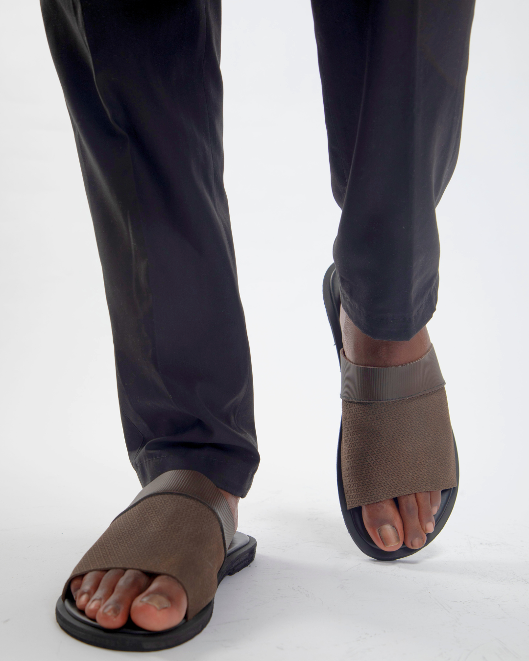 Sandales pour hommes – Ken marron - Cuir Véritable