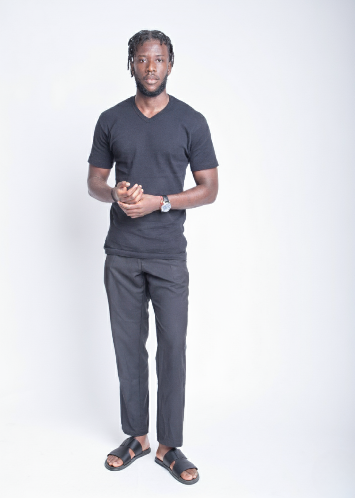 Sandales pour hommes - Kahi noir