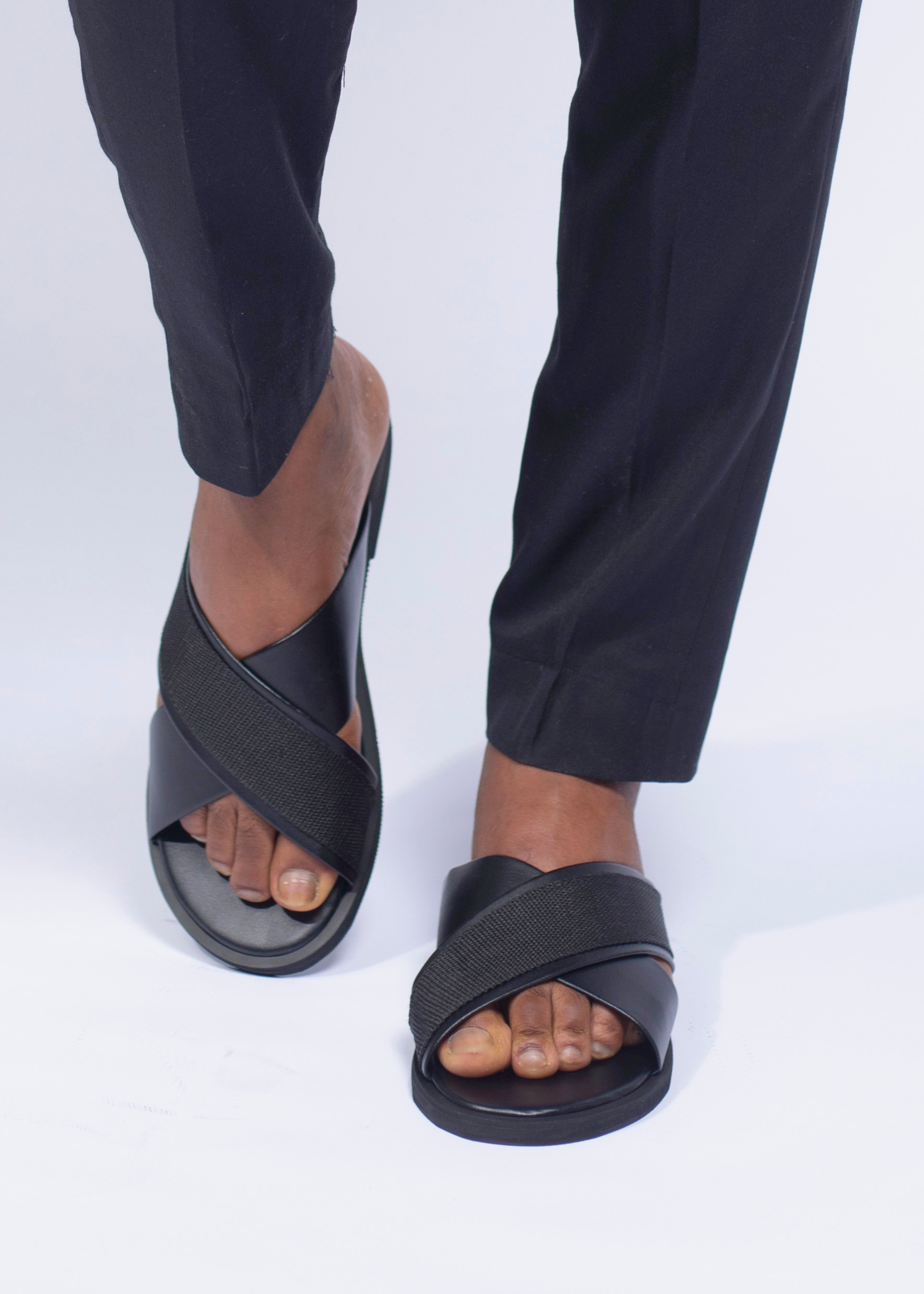 Sandales pour Hommes - ILYAN noir