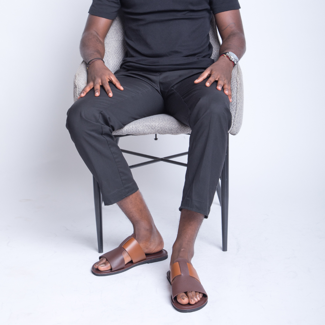 Sandales pour hommes - Kahi marron