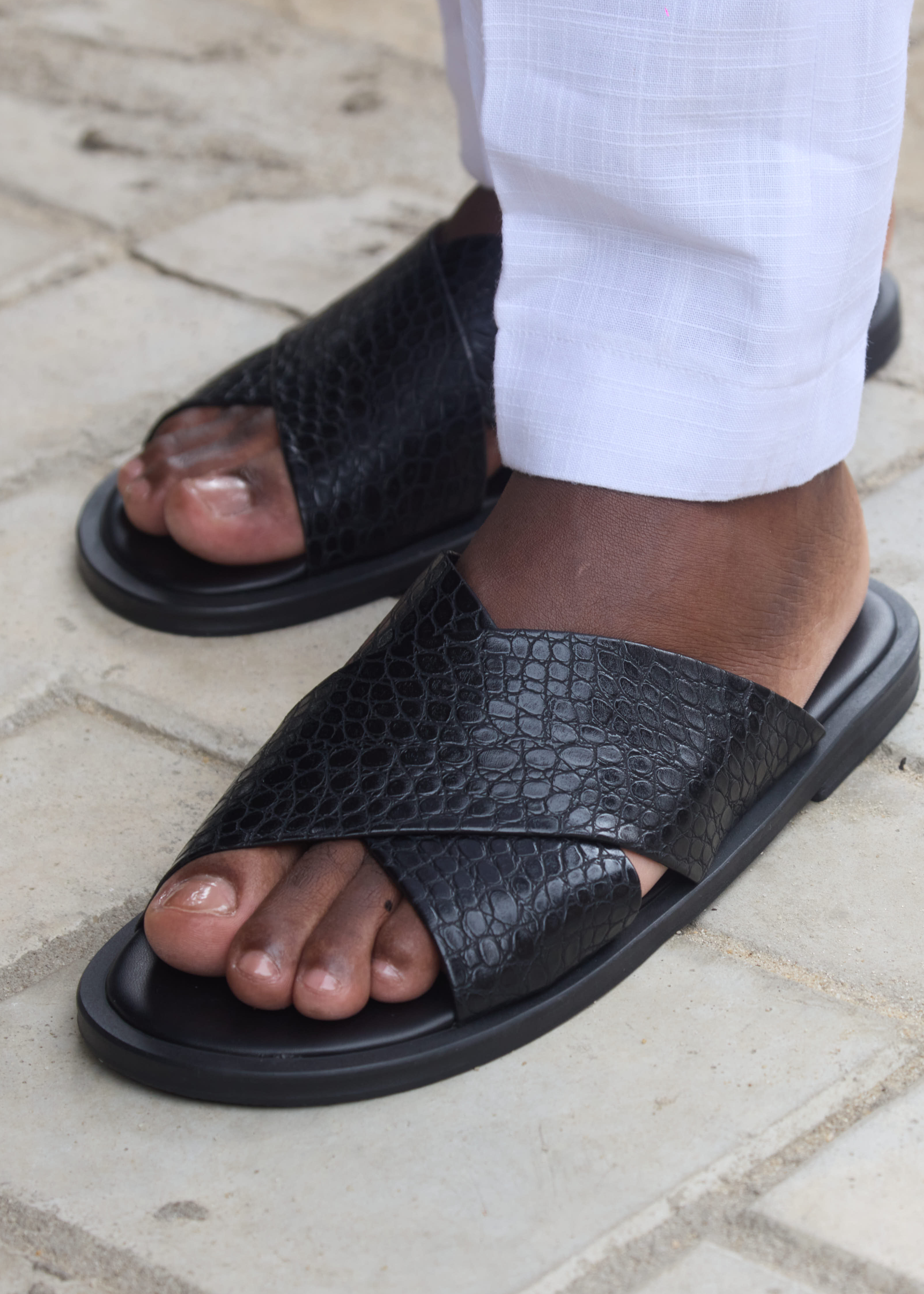 Sandales pour hommes - KALA noir
