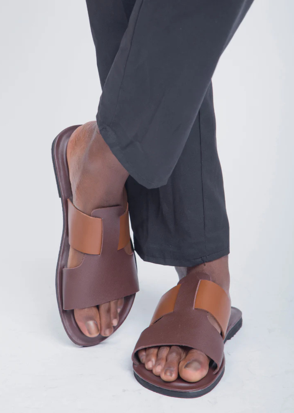 Sandales pour hommes - Kahi marron