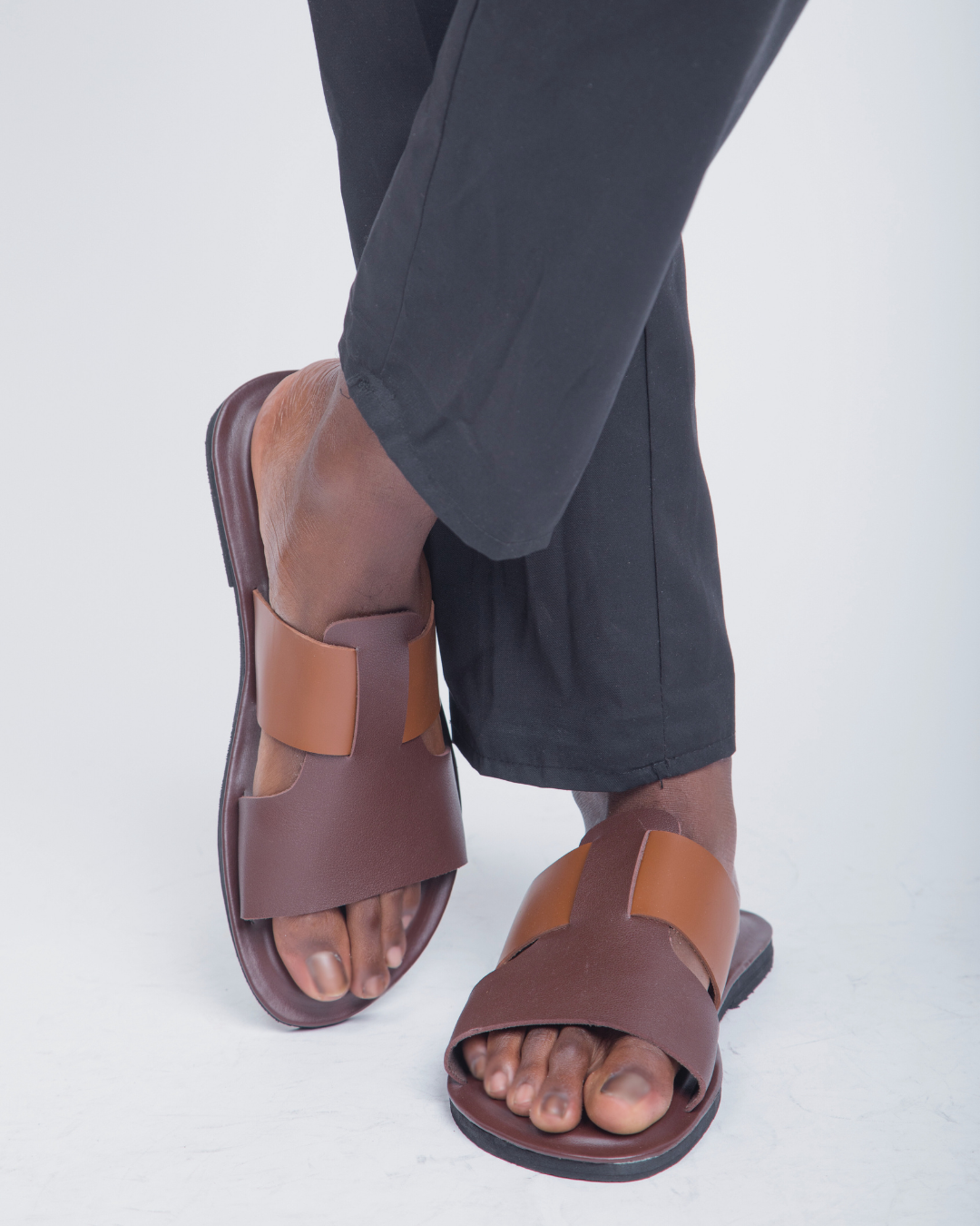 Sandales pour hommes - Kahi marron
