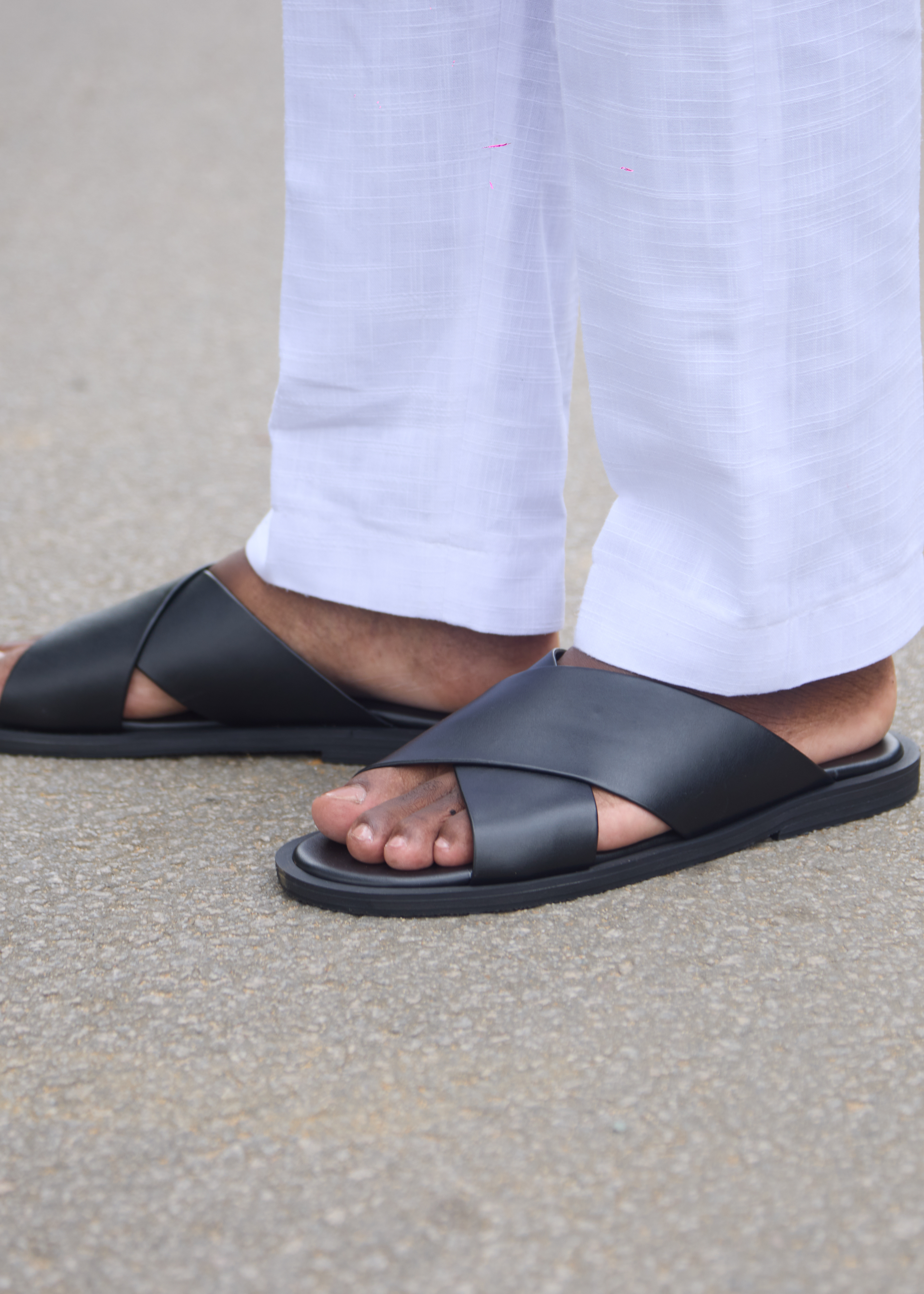 Sandales pour homme - ELI noir