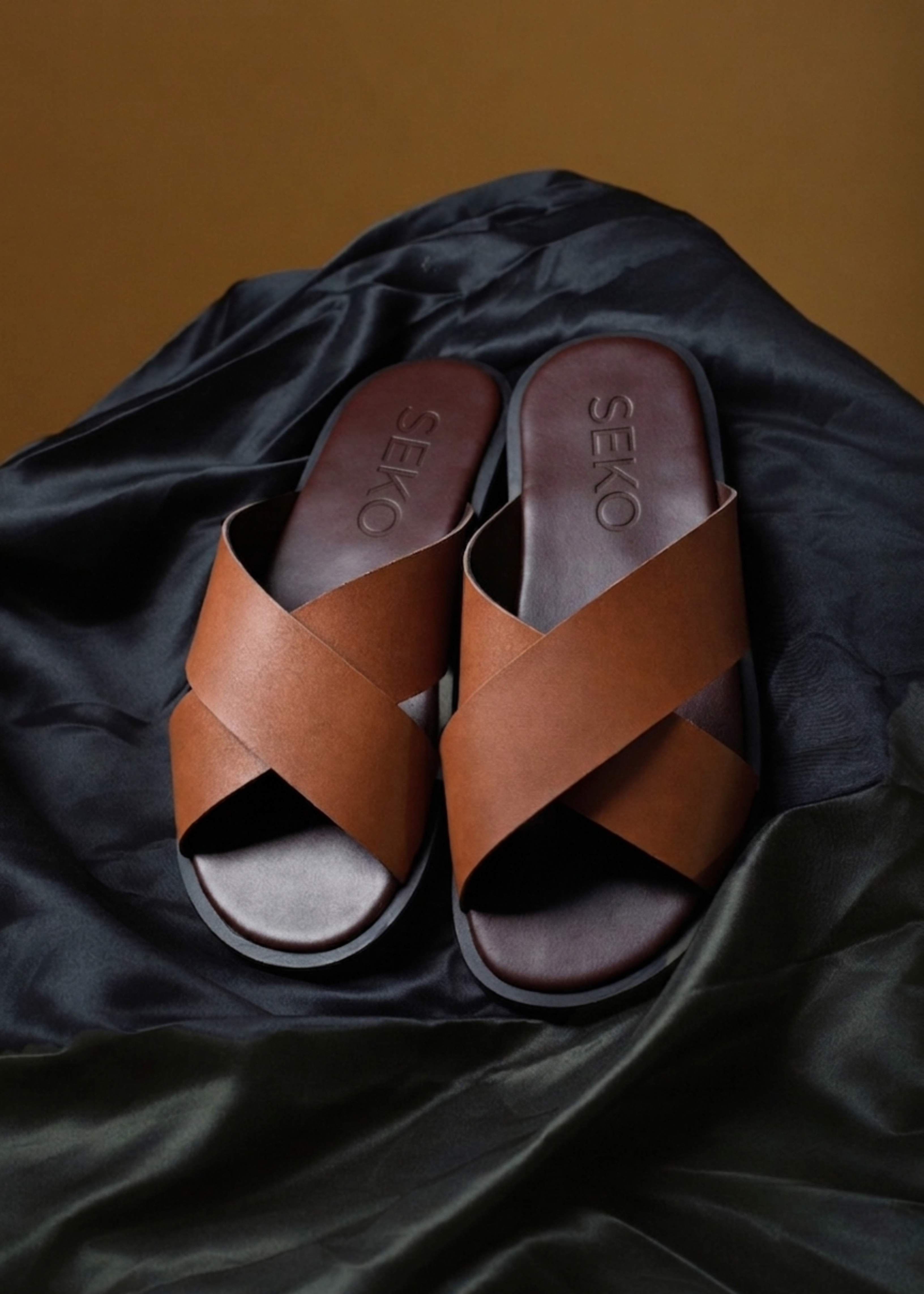 Sandales pour hommes – YÉDO cannelle