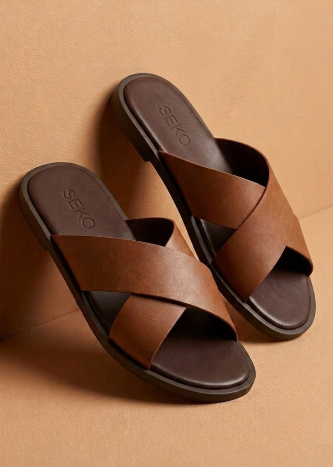 Sandales pour hommes – YÉDO cannelle