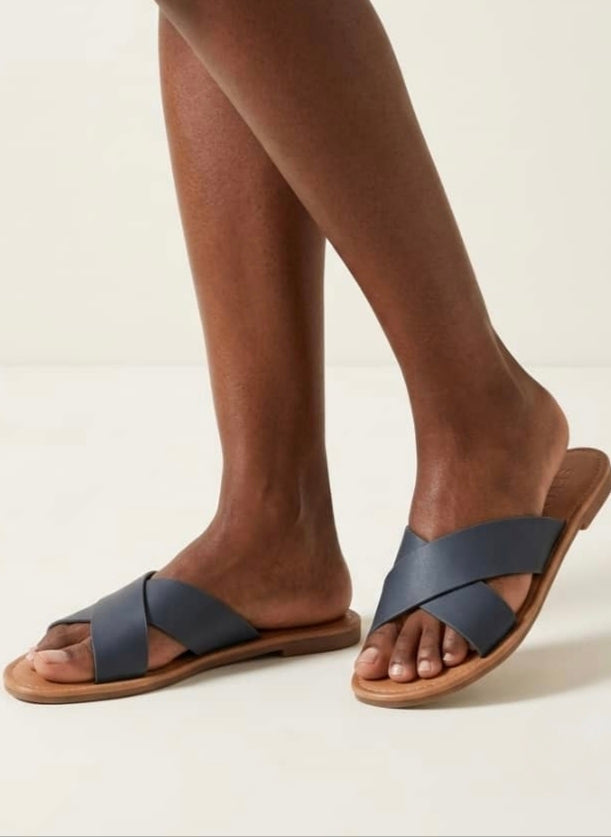 Sandales pour femmes – Ivy Bleu Nuit