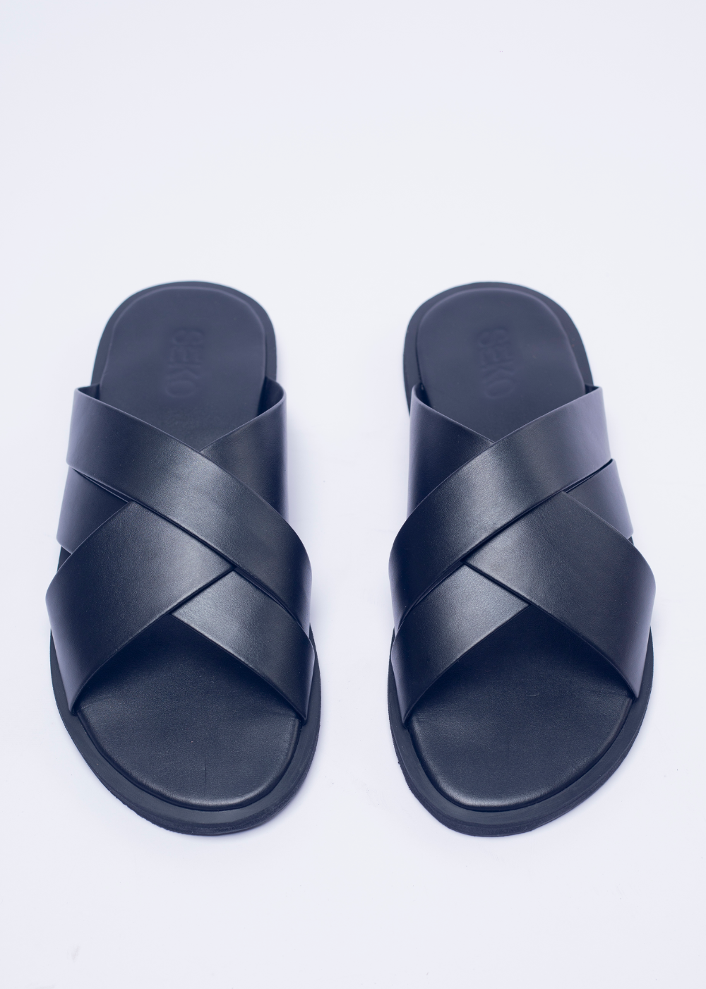 Sandales pour Hommes - Noam noir PRECOMMANDES (LIVRAISON PREVUE LE SAMEDI 13 DECEMBRE)