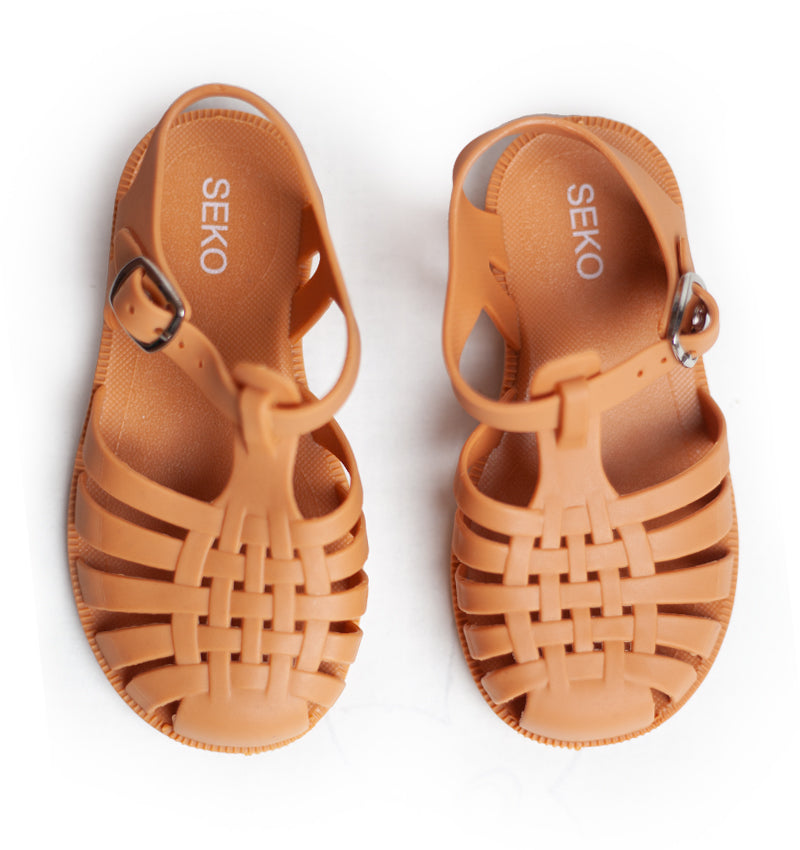 Sandales pour enfants Unisexe – Méduse Jaune