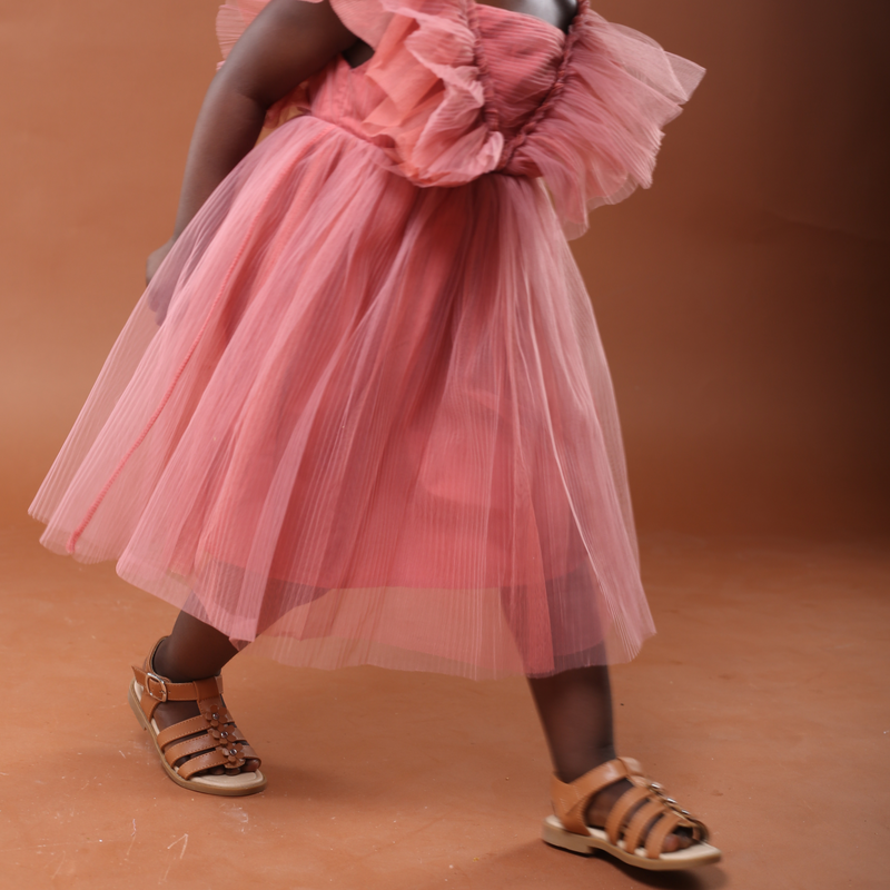 Sandales pour fille – Kendall Marron
