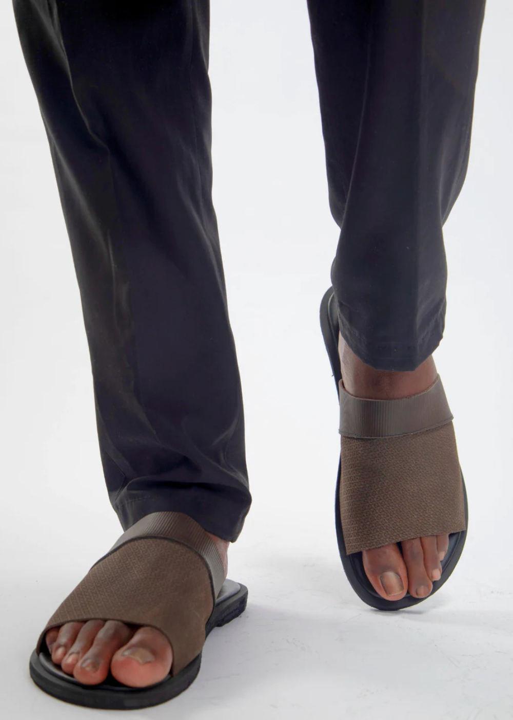 Sandales pour hommes – Ken marron - Cuir Véritable