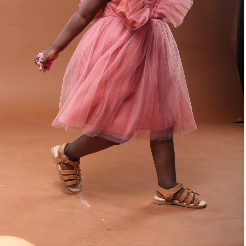Sandales pour fille – Kendall Marron