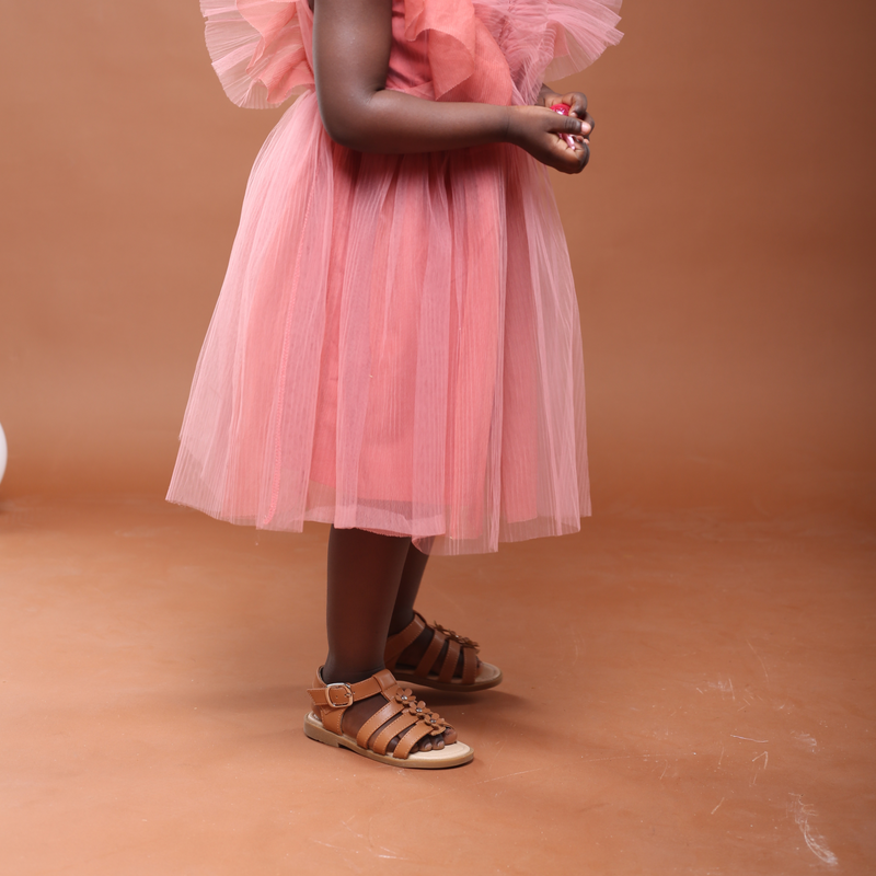 Sandales pour fille – Kendall Marron
