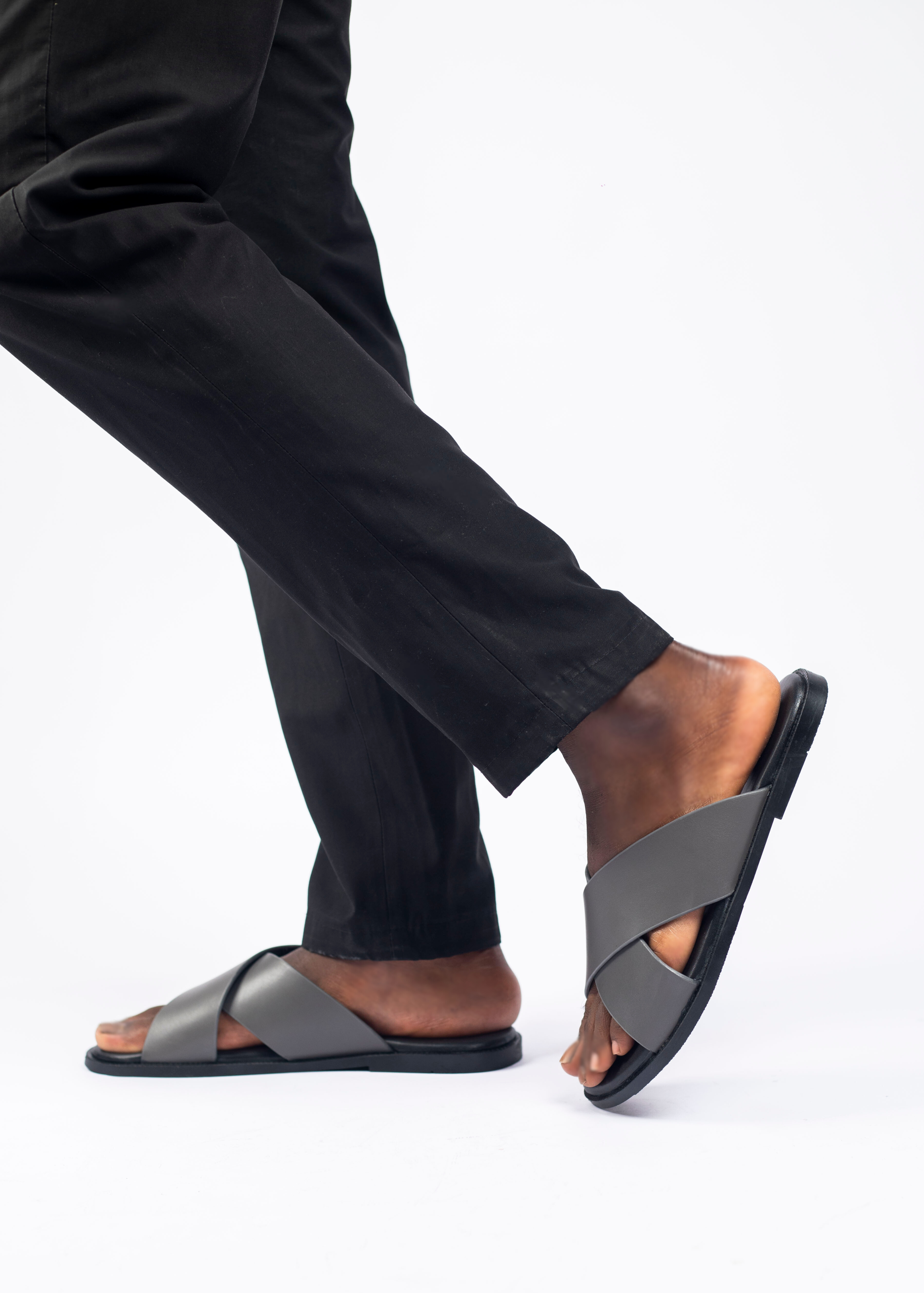 Sandales pour hommes – Eli Grey - Cuir Véritable