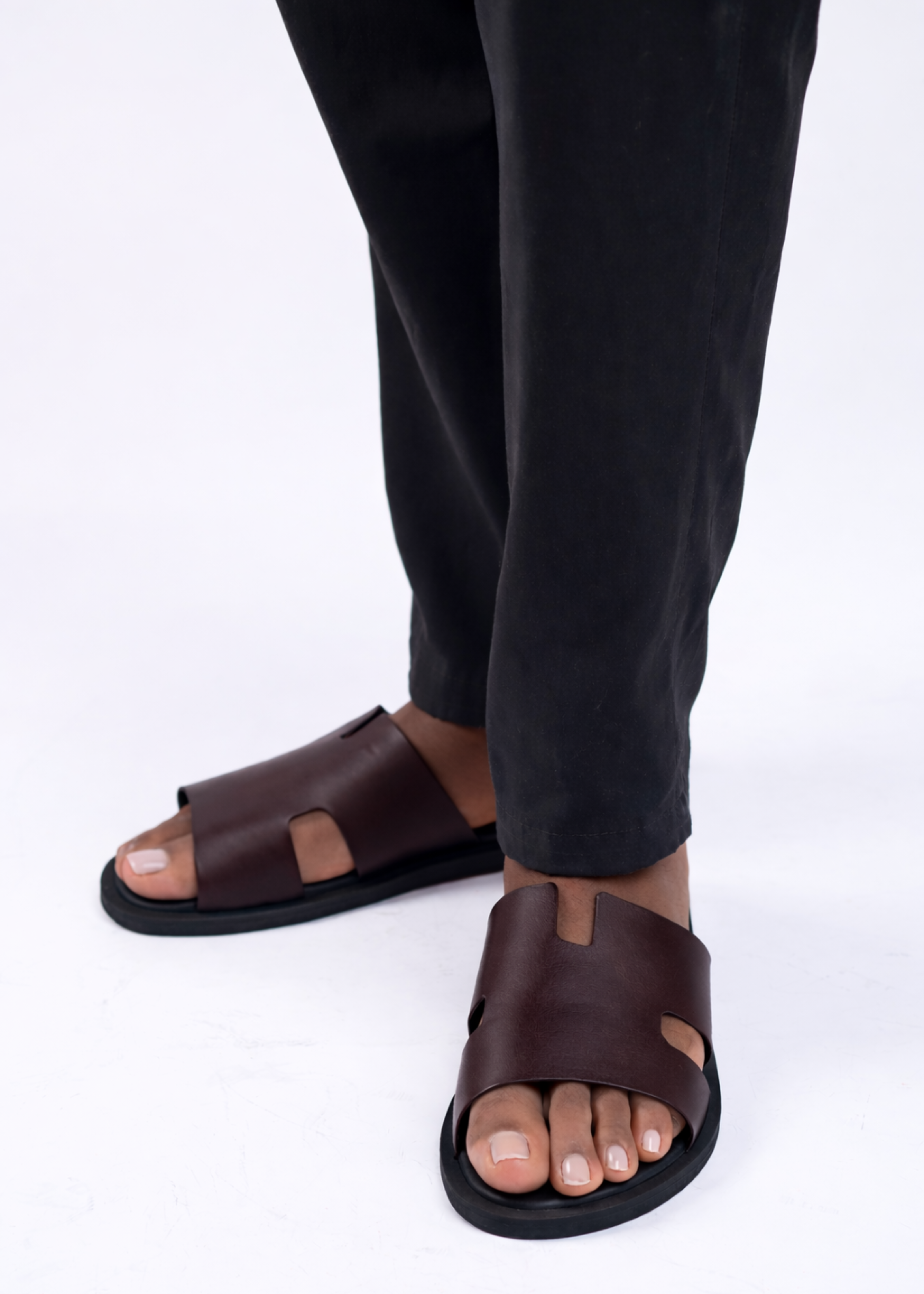 Sandales pour Hommes - Orion marron fonçé