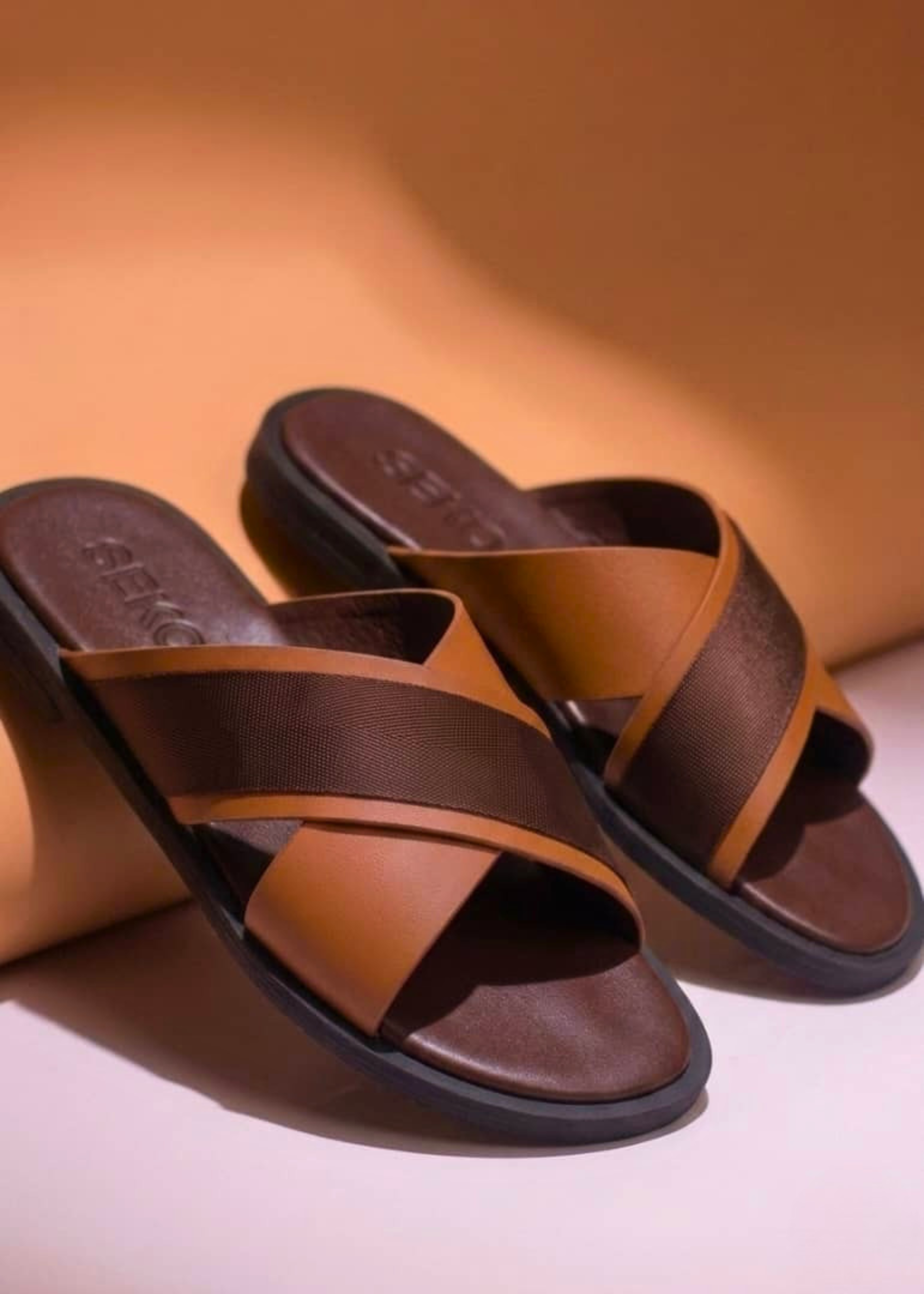 Sandales pour hommes – GNÊLÔ marron