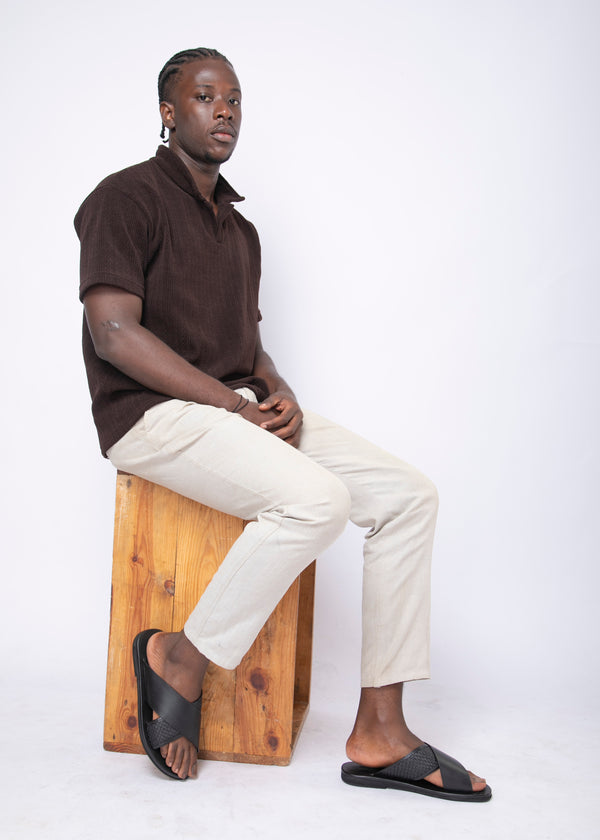 Sandales pour hommes – Inaya noir
