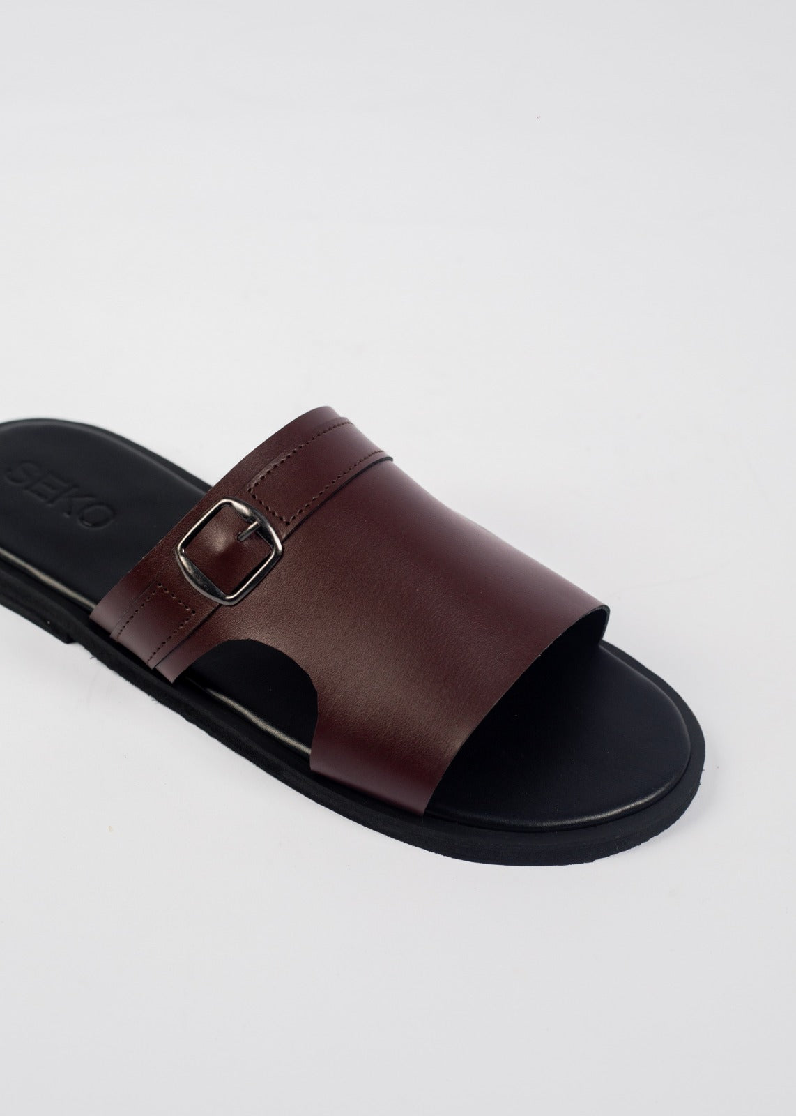 Sandales pour Hommes - MALEEK marron foncé